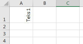 2 Cara Mengatur Arah Teks Dari Bawah ke Atas Pada Microsoft Excel